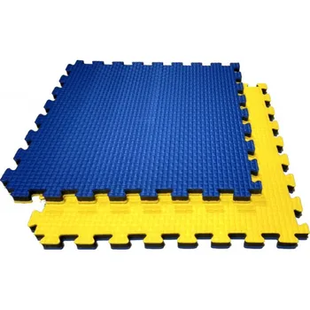 

Budo mats Janett 100*100*2 cm double sided blue-yellow