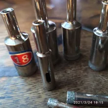 Juego de brocas con revestimiento de diamante Hss, brocas de perforación para azulejos, mármol, vidrio y cerámica, herramientas eléctricas de 6mm-30mm, 10 Uds.