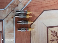 Conector macho RCA sin soldadura, adaptador de enchufe para enchufe de Cable de Audio, vídeo, CCTV, cámara, sin soldadura, alta cantidad, 1/4/10 Uds.