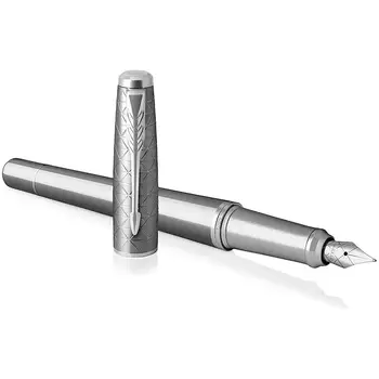 

Fountain pen medium nib ink refill blue gray color ArgentatoParker45.31