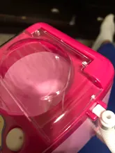 Minimáquina de simulación para niños, juguete para jugar a las casitas, brocha eléctrica para maquillaje, herramienta nueva y con patrones bonitos a la moda