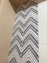 Stick Wallpaper Circle Self-Adhesive Vinyl Home-Decorative Black White Restaurant Stripe