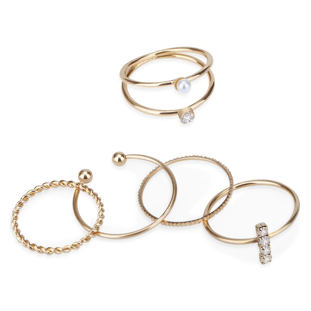 EPI, модный простой дизайн, anillos, Ретро стиль, Золотое цветное соединение, кольца, наборы для женщин, ювелирное изделие, кольцо на палец, подарок