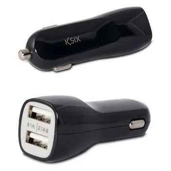 

Car Charger KSIX 2 USB 2.1A Black