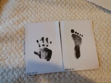 Kit de impresión a mano no tóxico para el cuidado del bebé, huella de impresión, regalo para bebés, recuerdos, tinta para recién nacido, fotos, impresiones infantiles, juguete, 6 colores