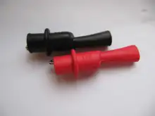 Sonda Universal de cable de silicona para multímetro Digital, 1 par de pines de prueba para multímetro Digital, punta de aguja 20A, multímetro con clip de 2mm
