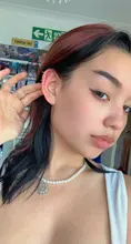 Pendientes de Clip de Cruz Simple para mujer y niña, 2 uds., aretes de Zirconia cúbica con perlas, Clip para oreja sin joyería Piercing