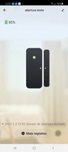 Tuya-Sensor de contacto inteligente ZigBee para puerta y ventana detectores de puerta inalámbricos para el hogar, alarma de aplicación remota para abrir/cerrar