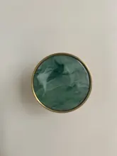 Tiradores de latón para muebles Pomos y manijas elegantes para puerta, para armario, cocina, tiradores de cajones de alacena, ganchos colgantes de pared, concha de resina