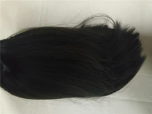 HENRY MARGU-pelucas sintéticas rectas, color negro y marrón, con resalte para mujeres, parte media, longitud del hombro, pelo Bobo resistente al calor