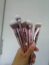 Eyeliner Makeup-Brush-Set Eyeshadow XINYAN Beauty-Tool Cosmetic Pink 10pcs Lip Face