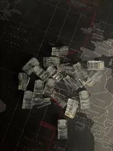 20 piezas RJ45 RJ-45 CAT5 CAT5E Cable Modular de cabeza Ethernet chapado en oro conector de red