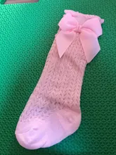 Lawadka bebé niña Calcetines Niño bebé de verano de algodón de malla de calcetines por la rodilla para bebés bebé recién nacido antideslizante largo calcetines de bebés niños 0-2T