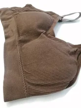 Sports-Bra Vest Back-Padded Gym Fitness Seamless Workout Push-Up Running Women Shockproof