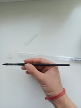 1 pincel de acuarela de artista estilo francés pinceles de pintura puntiagudos para pintura a mano pincel de pintura de Color agua suministros de arte