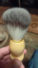 Brocha de afeitar para hombre, herramienta de afeitar con mango de madera, 2020