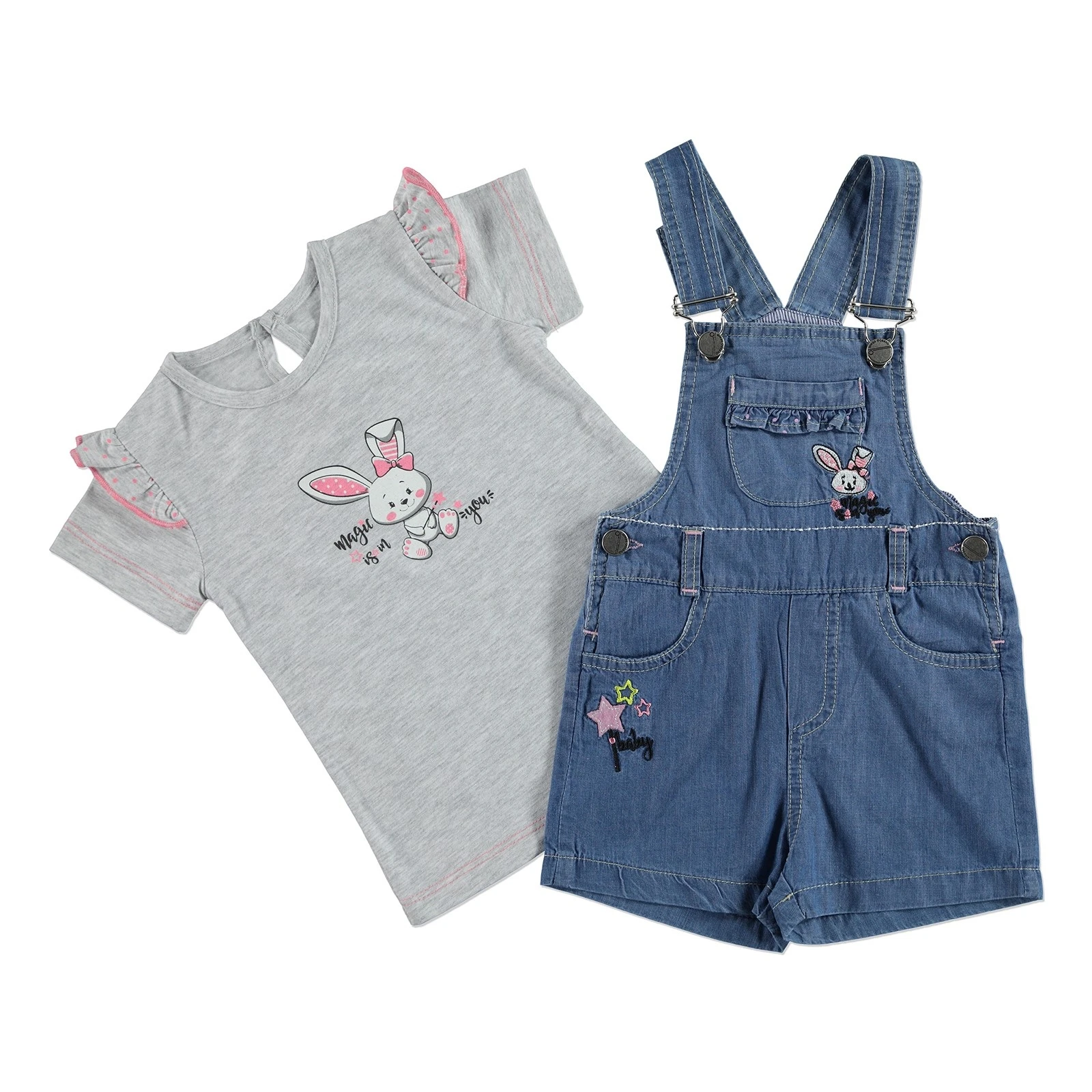 dungaree set for baby girl