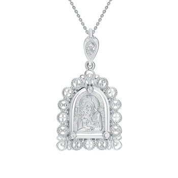 

Silver Pendant with cubic zirconia sunlight sample 925