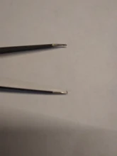 6 unids/set pinzas ESD 10-15 seguro Anti-estática de acero inoxidable de soldadura pinzas las herramientas para Estación de soldadura con bolsa