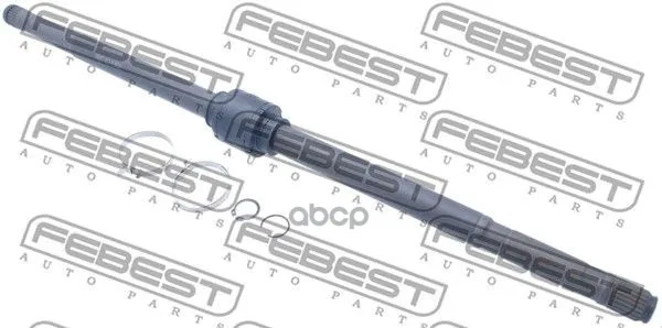 Полуось | Прав | Nissan Note Uk Make E11e 2006.01-2013.08 [El]/22*690*22 Мм Febest арт. 0212E11MT16L