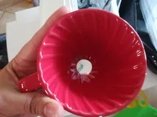 Motor de gotero de café de cerámica, taza de filtro de goteo de café de estilo V60, soporte separado para 1-4 tazas