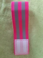 Pulsera de advertencia de seguridad nocturna para correr al aire libre, brazalete deportivo reflectante, cinta de seguridad en bicicleta, tiras reflectantes de ciclismo, 1 ud.