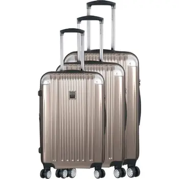 

BAG FRANCE-Set of 3 suitcases champagne ABS/POLYCARBONATE 8 wheel