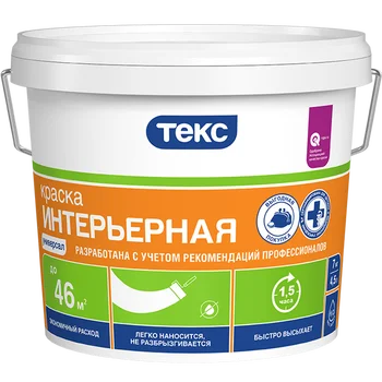 

Paint for ceilings супербелая вдак-2180 new technology W1 1,3 kg