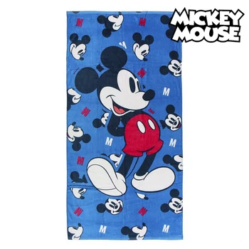 

Beach Towel Mickey Mouse 75491 Cotton Navy blue