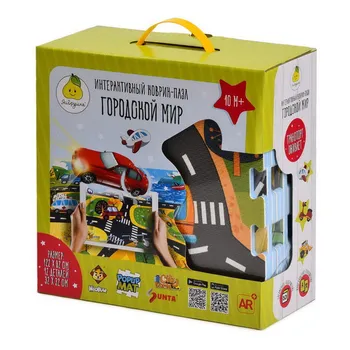 

Rug-puzzle "city world" AR +, 32*32 cm (12 items) nb004 toy 59855