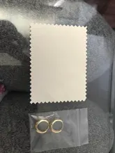 ANENJERY-pendientes de arco circular de Plata de Ley 925, joyería Retro Simple, regalo de San Valentín para pareja, S-E1373 al por mayor