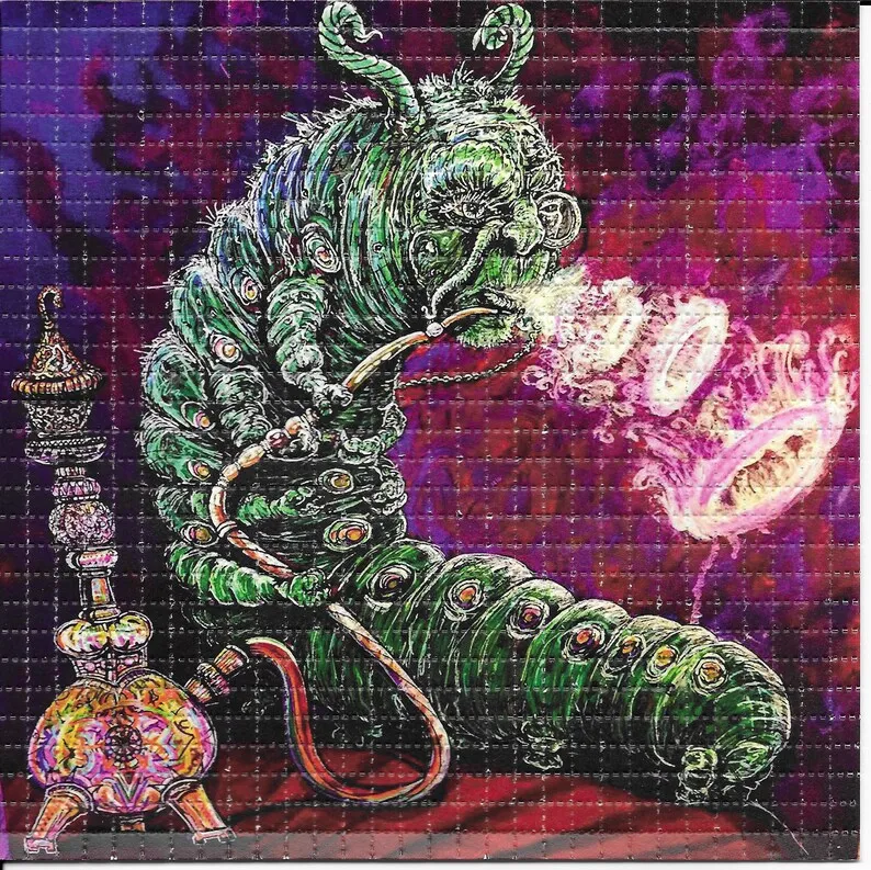 

Hookah Psychedelic LSD/Acid Free Blotter Art Room Decoration Painting Wall Picture Home Decor Poster Canvas Printing Paper