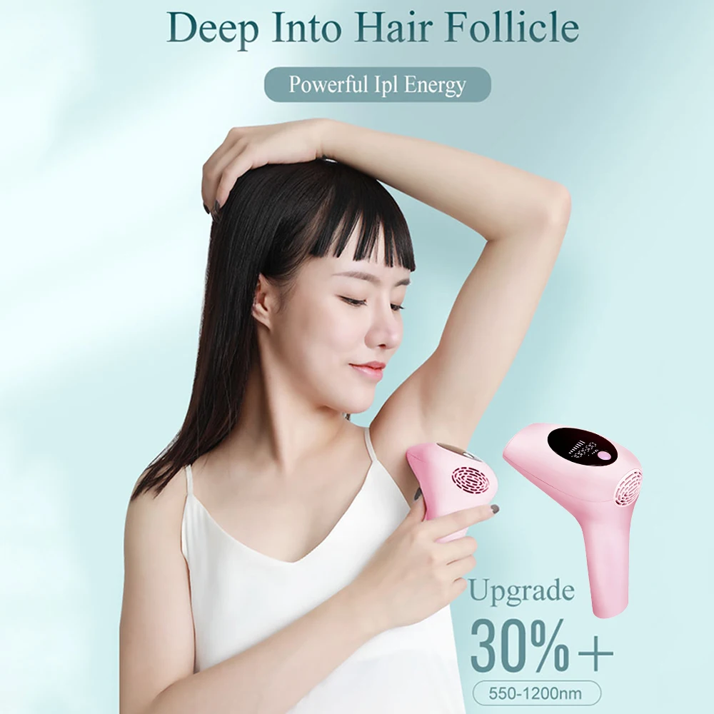 Professional Electric Epilator Laser 900000 Flashes Permanent IPL Photoepilator Hair Removal depiladora Painless Device | Бытовая