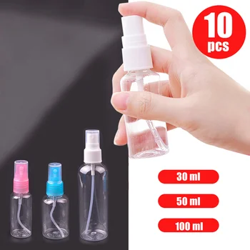 

Professional new portable transparent travel cosmetics bottle points bottling 10pcs 100% new and high quality plastic material