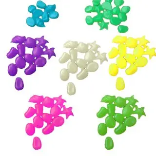 

A set of colored stones (glow in the dark) 250g. Our Toy HXH2019040203-1