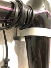 Rack-Organizer Hair-Dryer-Holder Shelf-Storage Bathroom Wall-Mounted ABS for Dia. High-Quality