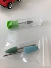 Brocas de goma y silicona para uñas, 28 tipos, pulidora rotativa, accesorios para manicura