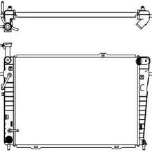 Радиатор системы охлажденияАКПП\ Hyundai Tucson, Kia Sportage 2