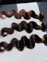 Extensiones de pelo ondulado brasileño, Color negro Natural, 100%, extensión de cabello humano, mechones de 10 a 30 pulgadas, tejido de cabello Remy