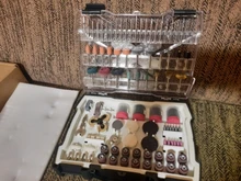 268PC Abrasive Rotary Tool Accessories Set Electric Mini Drill Bit Kit for Dremel Sanding