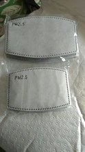 Filtro para mascarilla PM2.5 de algodón para adultos y niños, 5 capas, antipolvo, protector, desechable, de 8 a 200 unidades