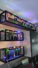 Light-String Decoration Garland Courtyard-Lamp Christmas-Lights Fairy LED Bedroom Garden