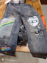 Pantalones vaqueros de tela vaquera estampada con flores para mujer, vaqueros de cintura alta con bolsillos para mamá, Vaqueros rectos ajustados, ropa femenina informal de verano