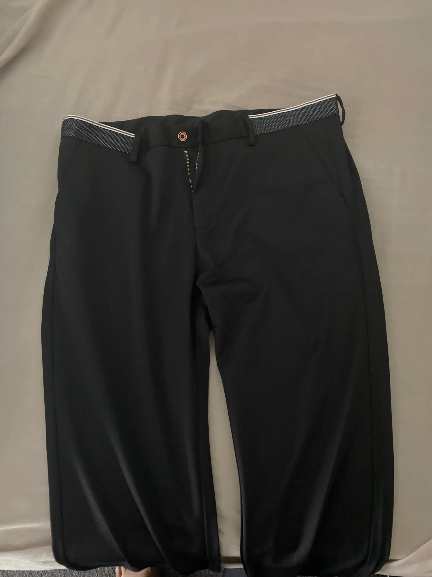 2021 Men's Spring Autumn Fashion Business Casual Long Pants Suit Pants Male Elastic Straight Formal Trousers Plus Big Size 28-40 photo review