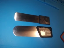 Hoja para hacer palanca, herramienta de abridor de pantalla curva, desmontaje de teléfono móvil, tarjeta de acero inoxidable de 0,1mm, herramientas de reparación de teléfonos inteligentes