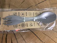 Titanium Spoon Tableware Fork Ultralight Tito Outdoor Camping Picnic Pure