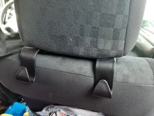 Asiento de coche universal Gancho trasero automoviles y Accesorios para automovil autos coche Interior Soporte de suspensión portátil Almacenamiento para bolsa de coche Monedero Decoración de tela Dropship