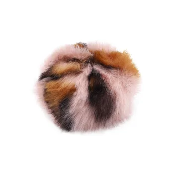 

Ar528 pompon artificial fur, leopard, 5 cm 2 pcs/pack (pink)