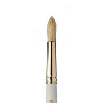 

Brush Bristle, bleached, long handle, round No. 9
