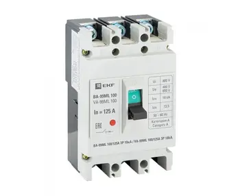 

Circuit breaker ва-99мl 100/125 a 3 p 18ka EKF basic